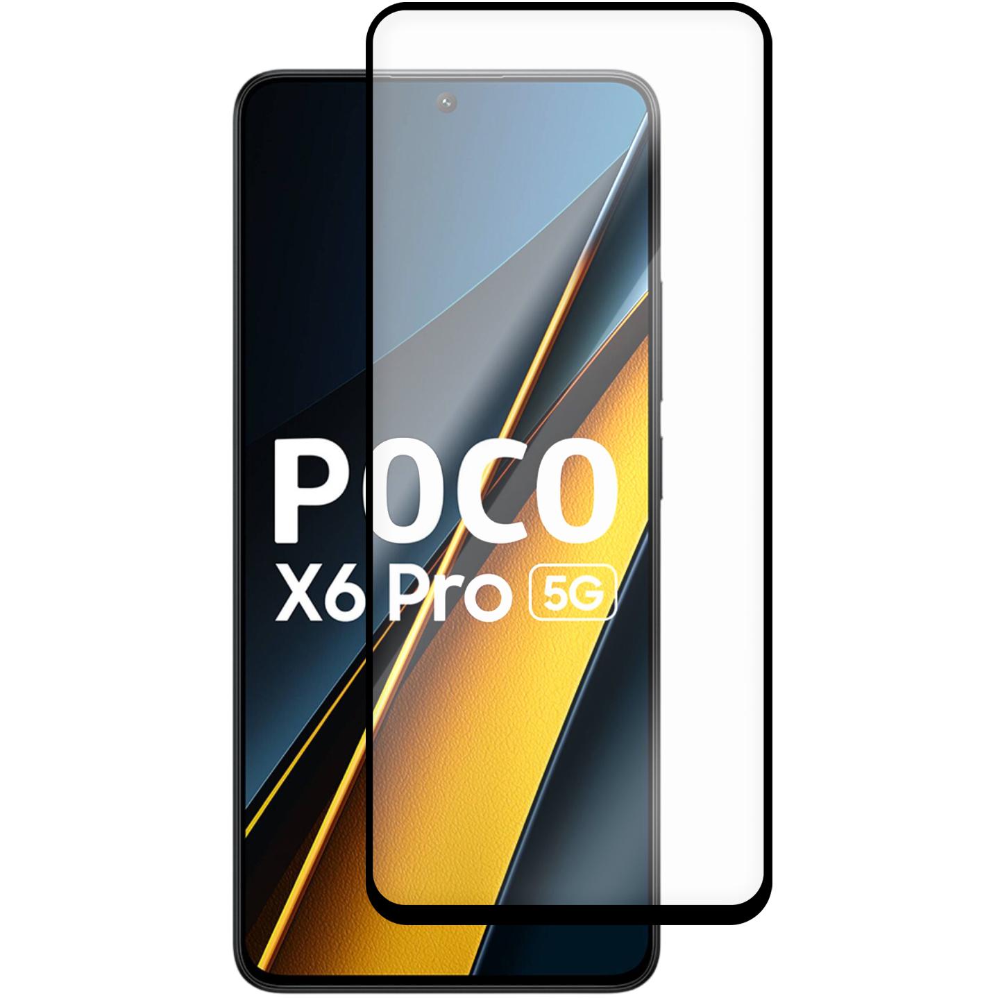

Стекло защитное Full Glue Premium Krutoff для Xiaomi Poco X6 Pro 5G