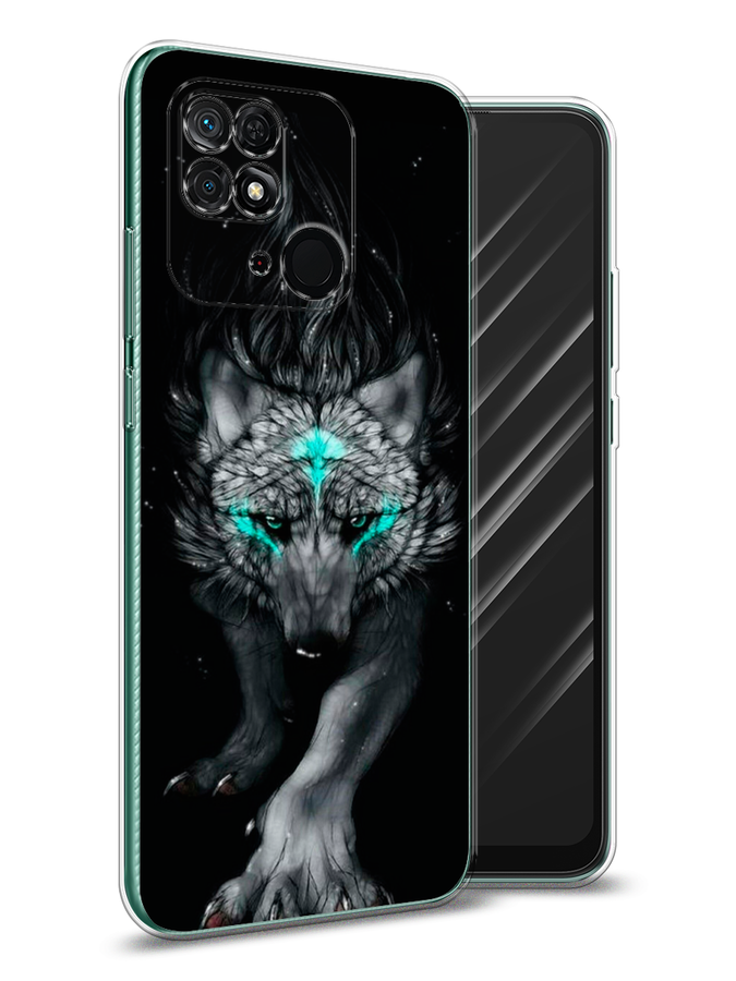 

Чехол Awog на Xiaomi Redmi 10C "Волшебный волк", Разноцветный, 313450-2