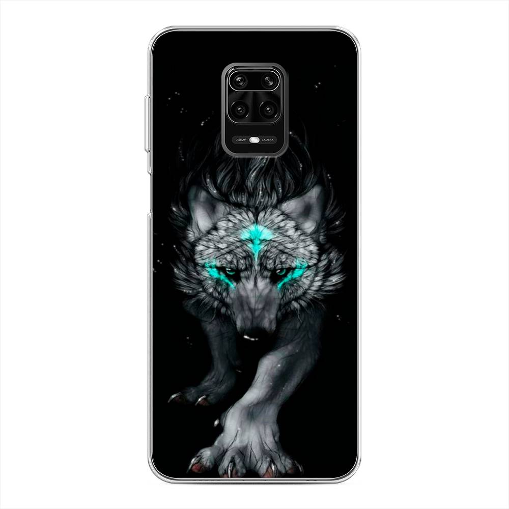 фото Чехол awog "волшебный волк" для xiaomi redmi note 9s
