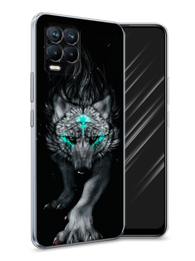 

Чехол Awog на Realme 8 "Волшебный волк", Разноцветный, 255450-2