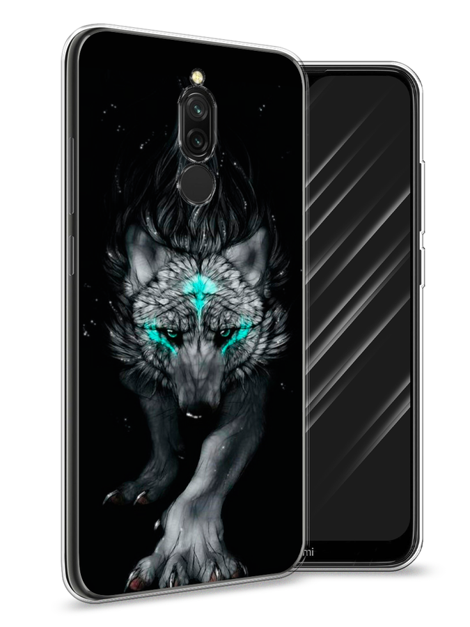 

Чехол Awog на Xiaomi Redmi 8 "Волшебный волк", Разноцветный, 37150-2