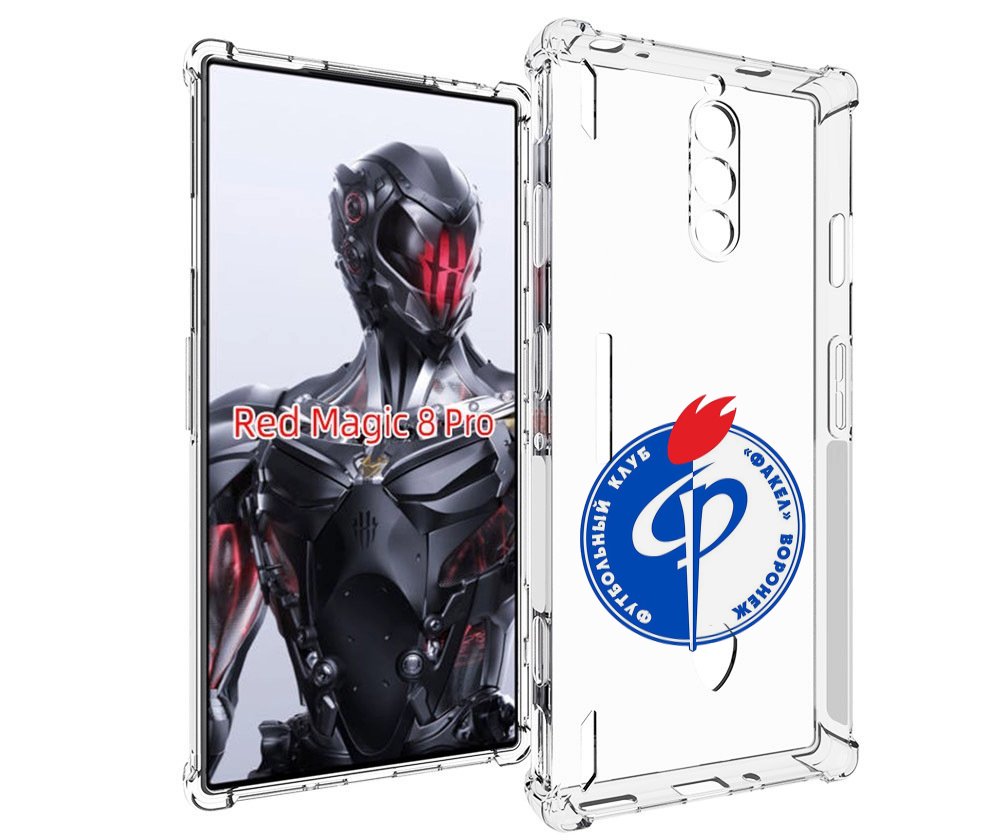 Чехол MyPads фк факел воронеж мужской для ZTE Nubia Red Magic 8 Pro / Red Magic 8 Pro Plus