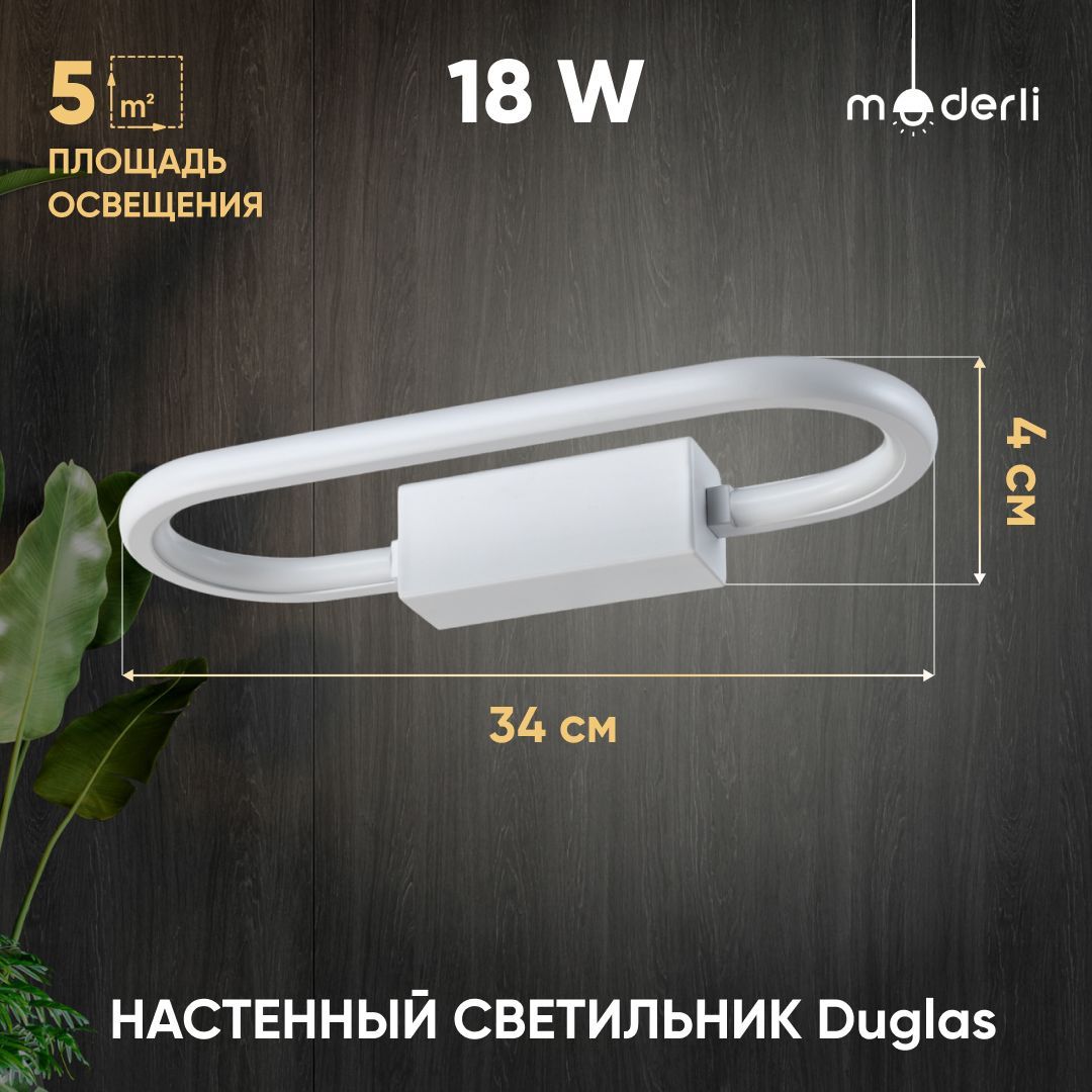 

Настенный светильник Moderli Liberty V2470-WL, Duglas