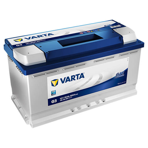 

Аккумулятор VARTA Blue Dynamic 95 А/ч обратная R+ G3 353x175x190 EN800 А