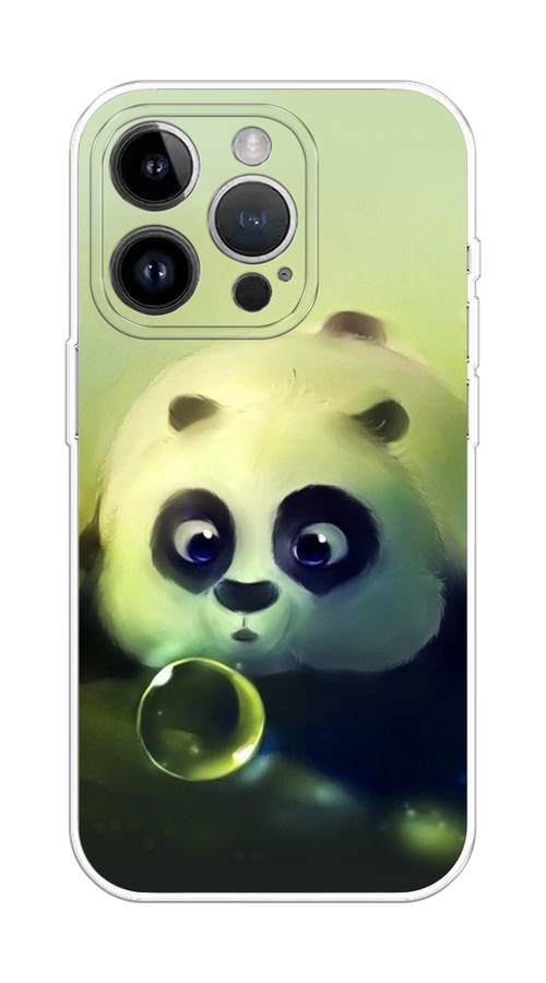 

Чехол на Apple iPhone 15 Pro Max "Малыш панды", Зеленый;черный;серый, 15850-1