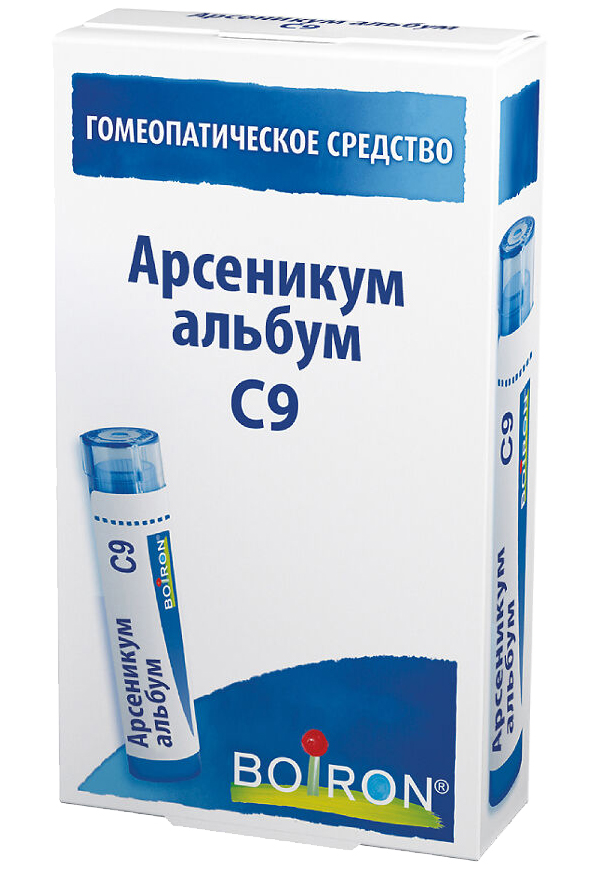 фото Арсеникум альбум c9 гранулы гомеопатические 4 г boiron