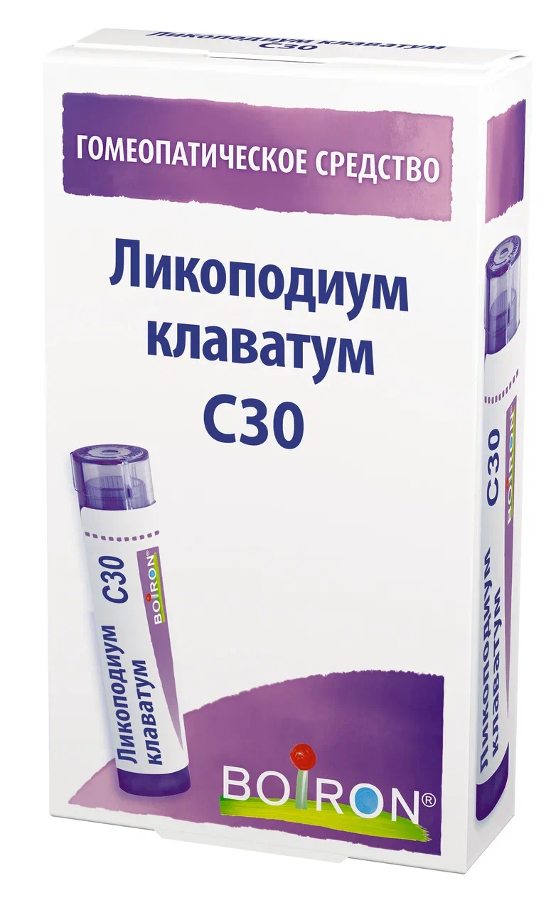 

Ликоподиум клаватум С30 гранулы гомеопатические 4 г