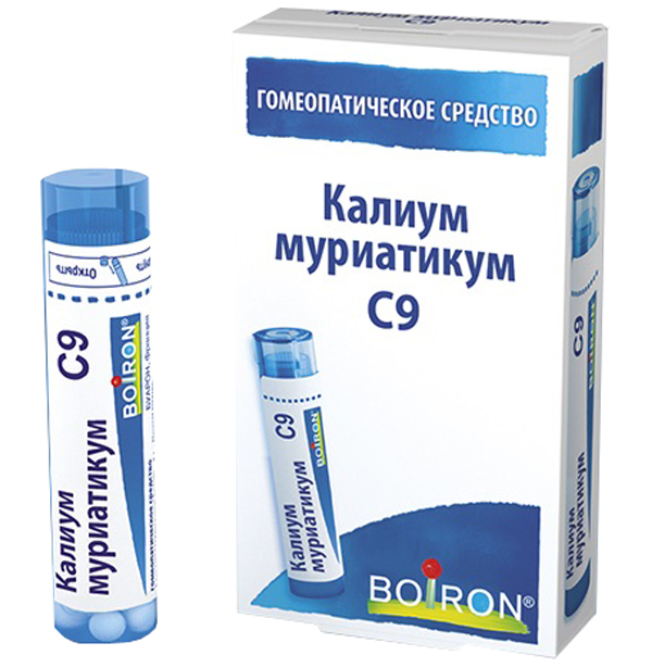 Калиум муриатикум C9 гранулы гомеопатические 4 г