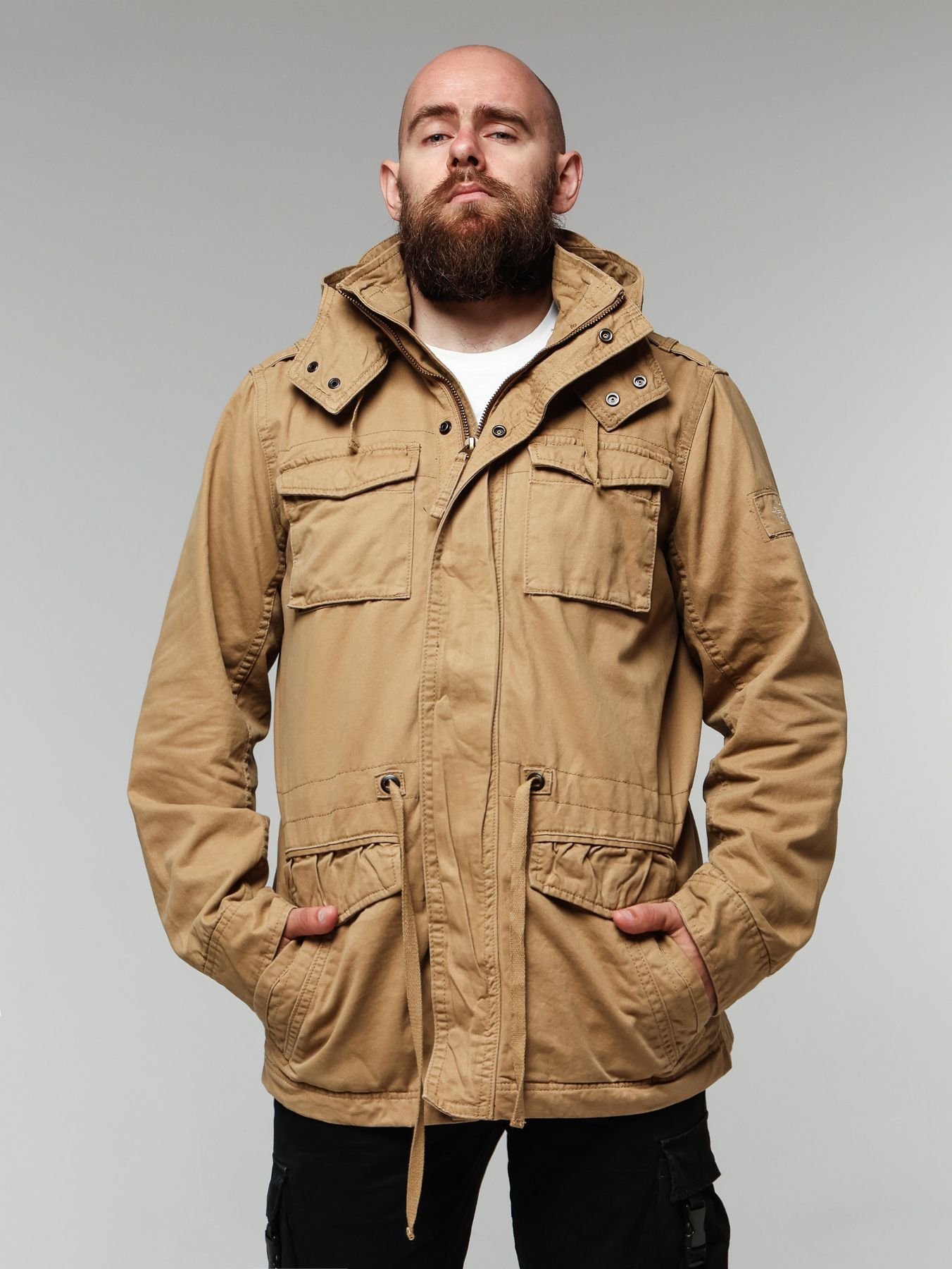 Куртка мужская Armed Forces AF266/ коричневая 2XL