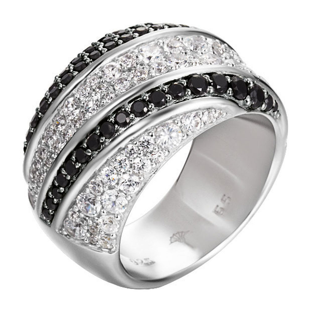 

Кольцо из серебра р. 16,8 JOOP! JPRG90608C530, фианит, JPRG90608C530