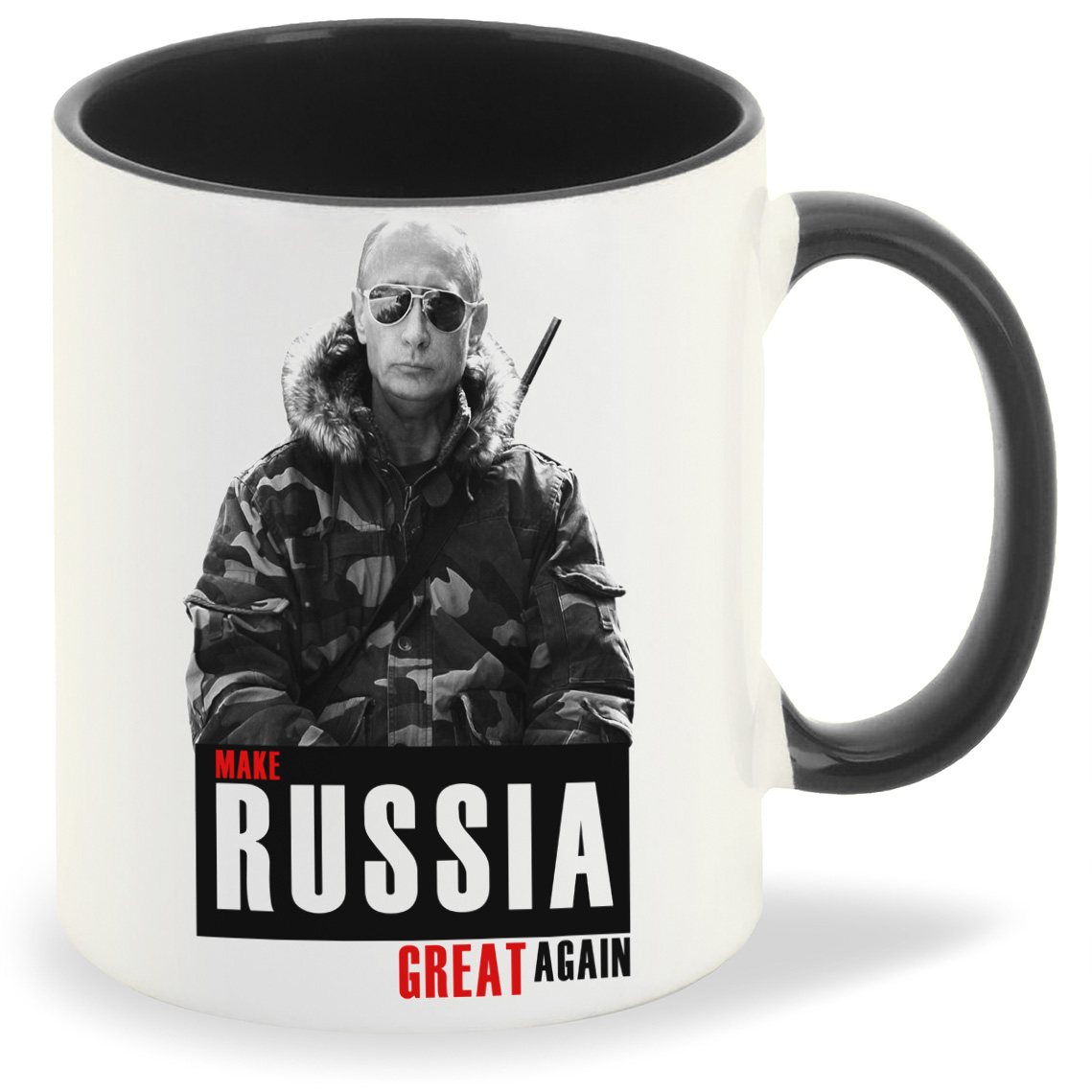 

Кружка CoolPodarok Путин RUSSIA, Путин RUSSIA