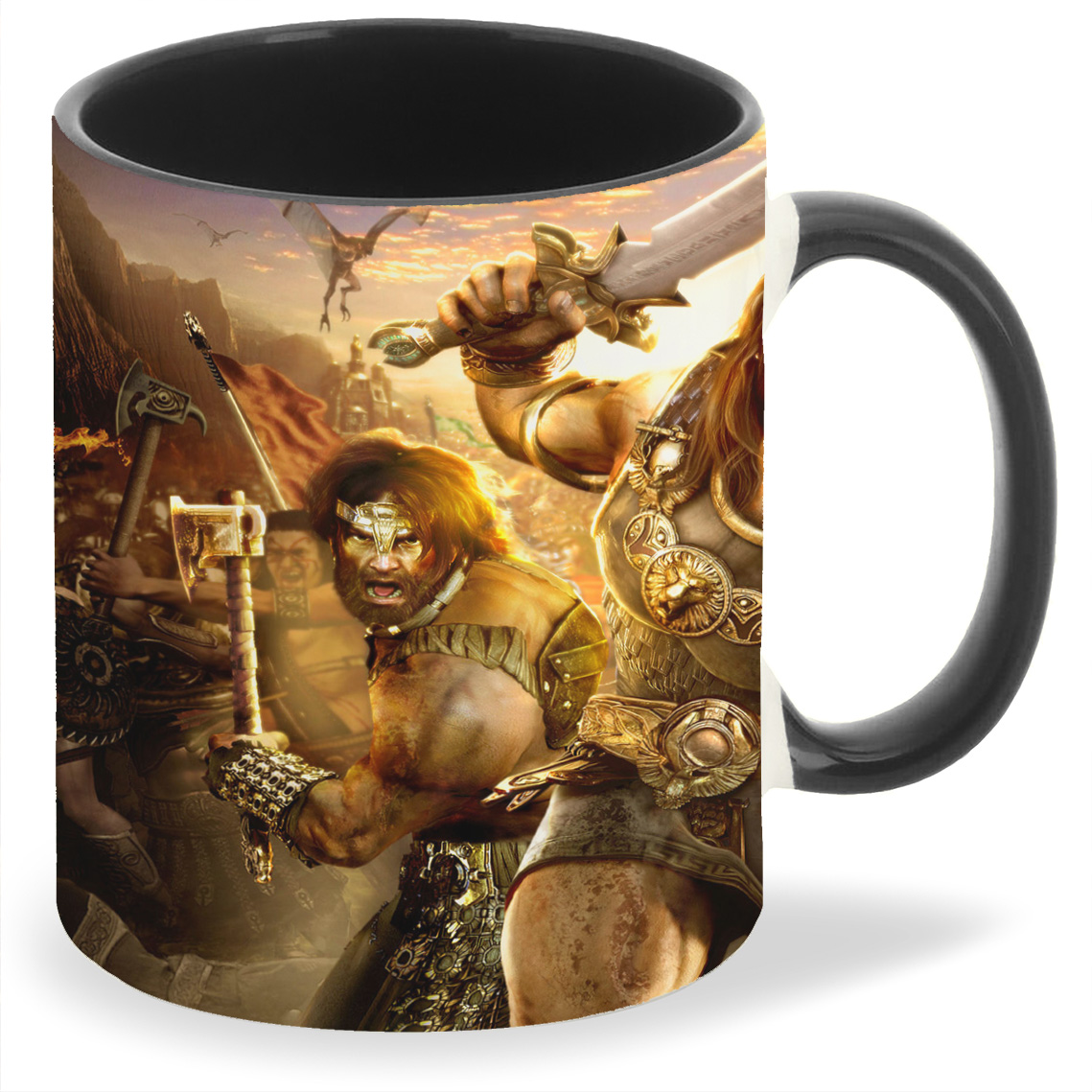 

Кружка CoolPodarok age of conan hyborian adventures Битва Трио Меч Кинжал Топор, age of conan hyborian adventures Битва Трио Меч Кинжал Топор