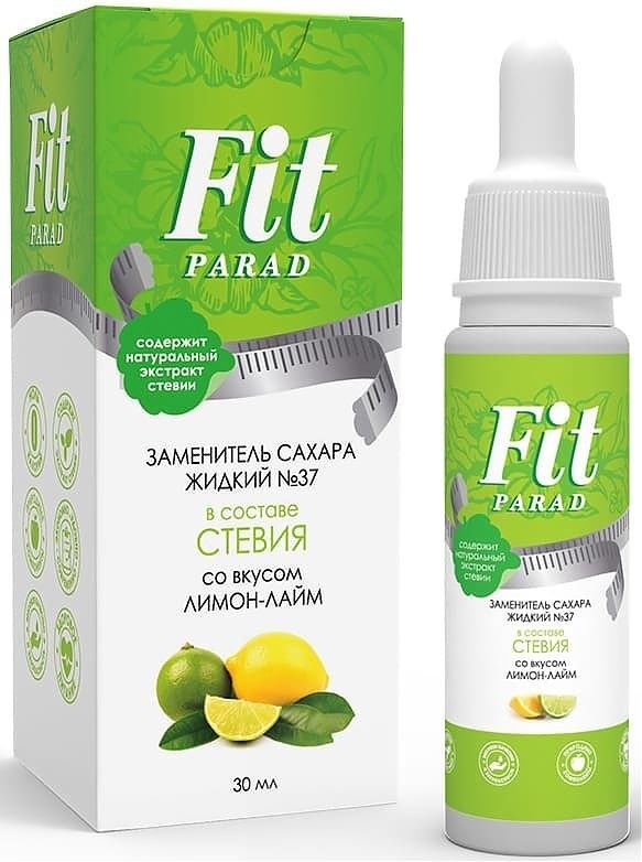 

Сахарозаменитель Fit Parad №37 "Лимон/лайм", 30мл