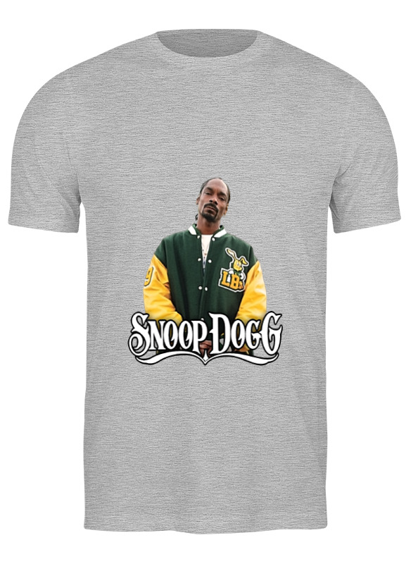 

Футболка мужская Printio Snoop dogg серая L, Серый, Snoop dogg
