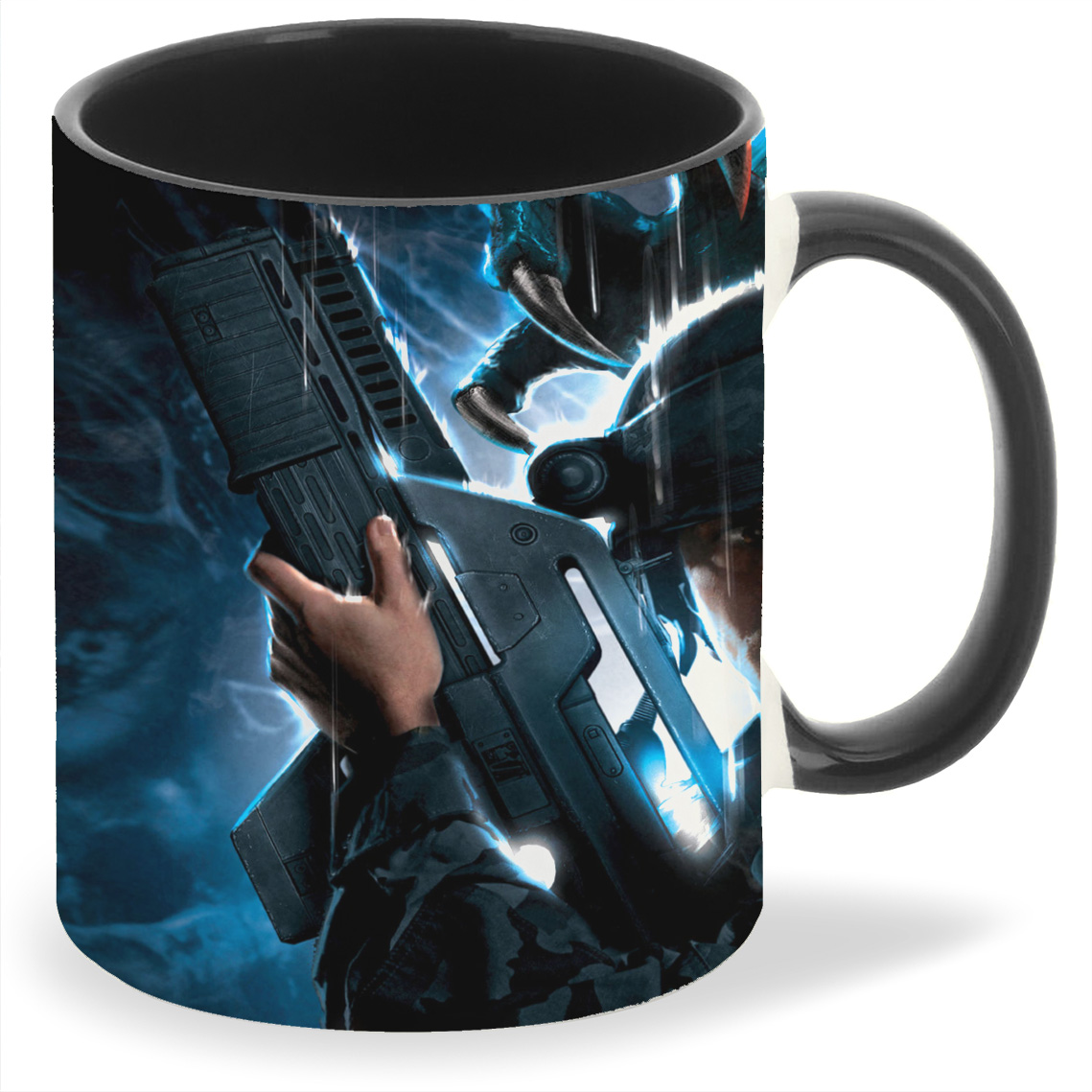 

Кружка CoolPodarok aliens colonial marines Солдат Сзади Чужой, aliens colonial marines Солдат Сзади Чужой