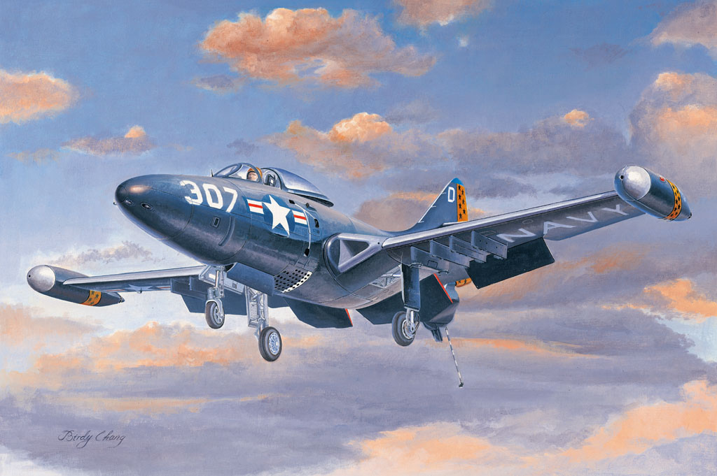 

Сборная модель HobbyBoss 1/72 F9F-2 Panther 87248