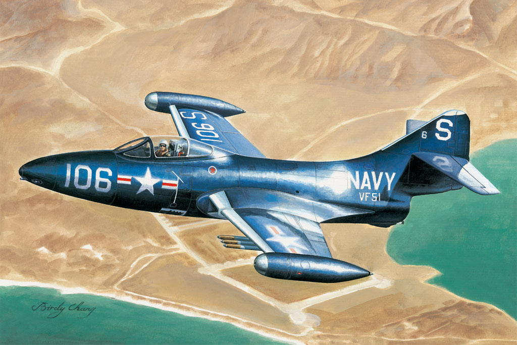 

Сборная модель HobbyBoss 1/72 F9F-3 Panther 87250