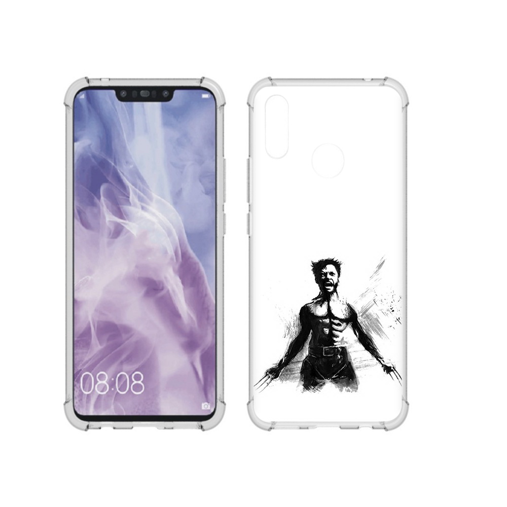

Чехол MyPads Tocco для Huawei Nova 3i росомаха (PT227100.63.587), Прозрачный, Tocco