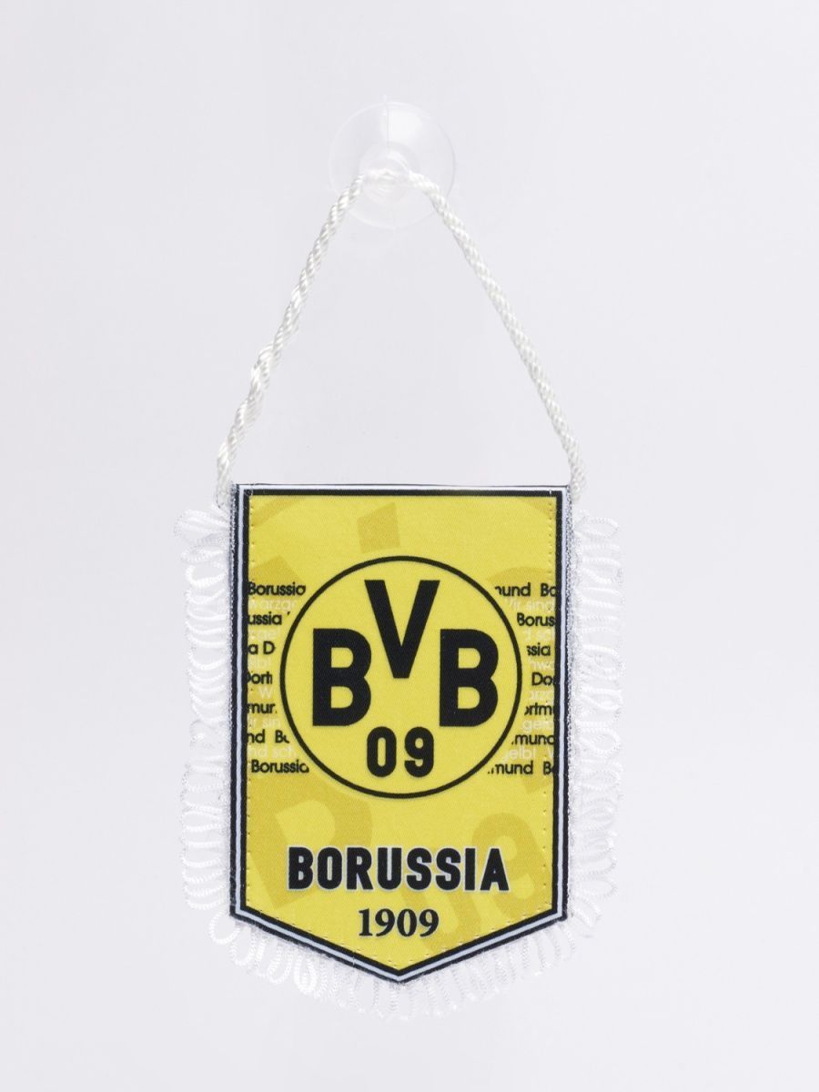 

Вымпел малый в авто на присоске Боруссия Дортмунд Borussia Dortmund 8х12см, Малый на присоске Боруссия Дортмунд