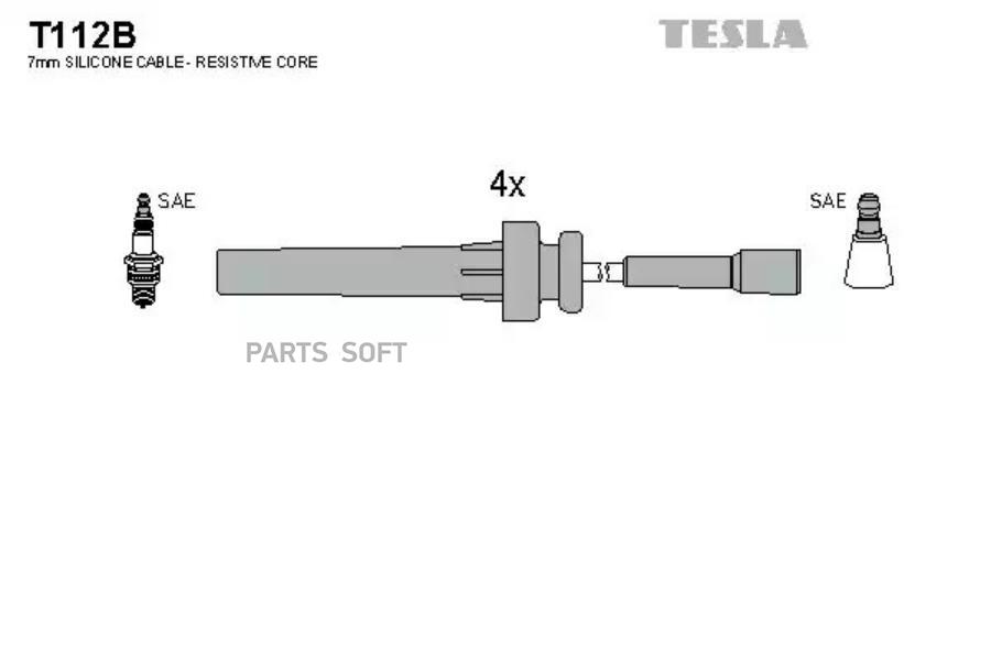 

TESLA Провода высоковольтные TESLA T112B