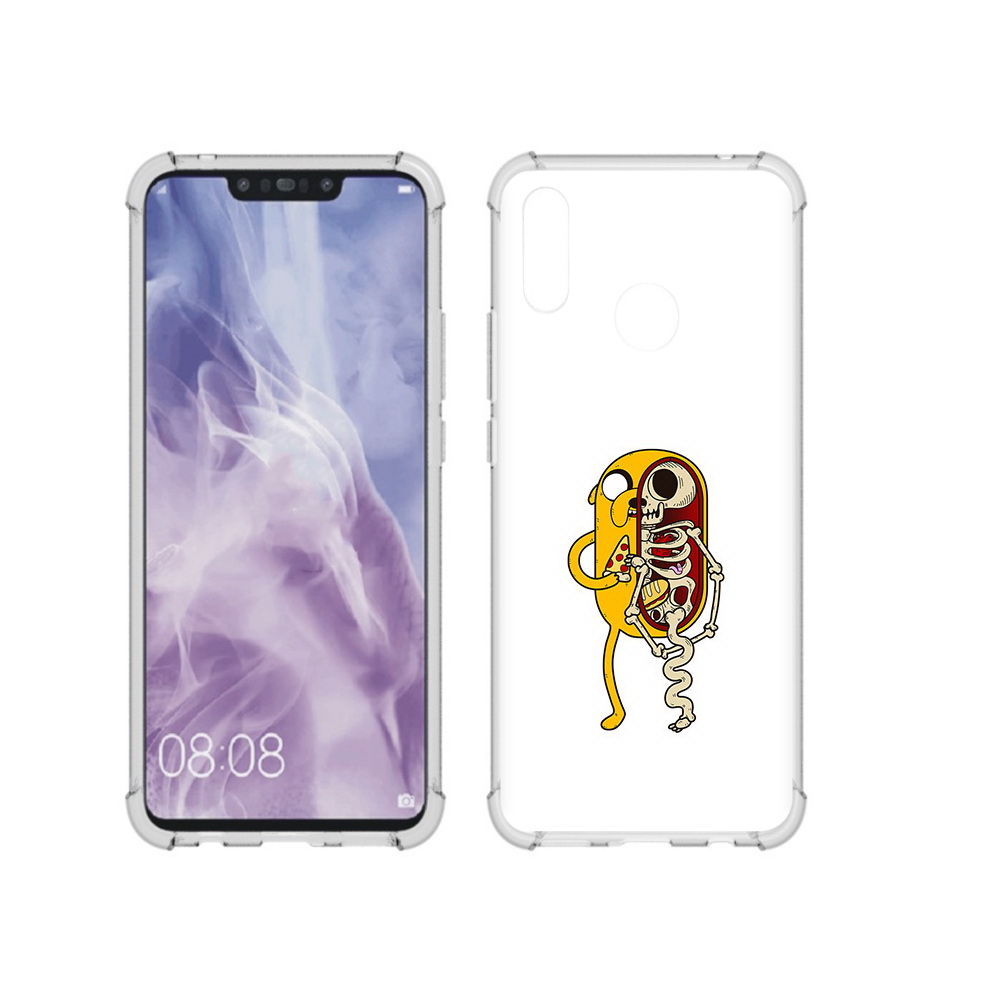 

Чехол MyPads Tocco для Huawei Nova 3i Джейк скелет (PT227100.63.64), Прозрачный, Tocco