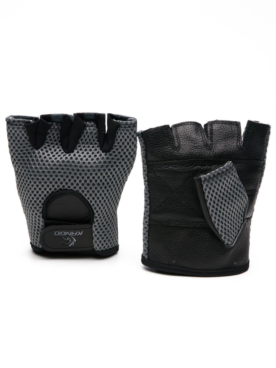 Перчатки для фитнеса Kango WGL-073, черный/серый, M