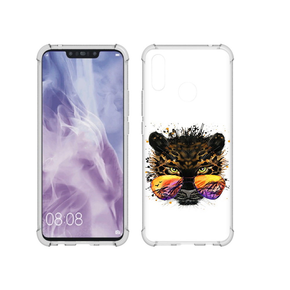 

Чехол MyPads Tocco для Huawei Nova 3i тропический леопард (PT227100.63.649), Прозрачный, Tocco