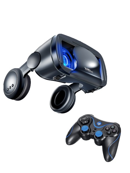 Очки виртуальной реальности для смартфона Ar4iKol VRG PRO+ с игровым геймпадом