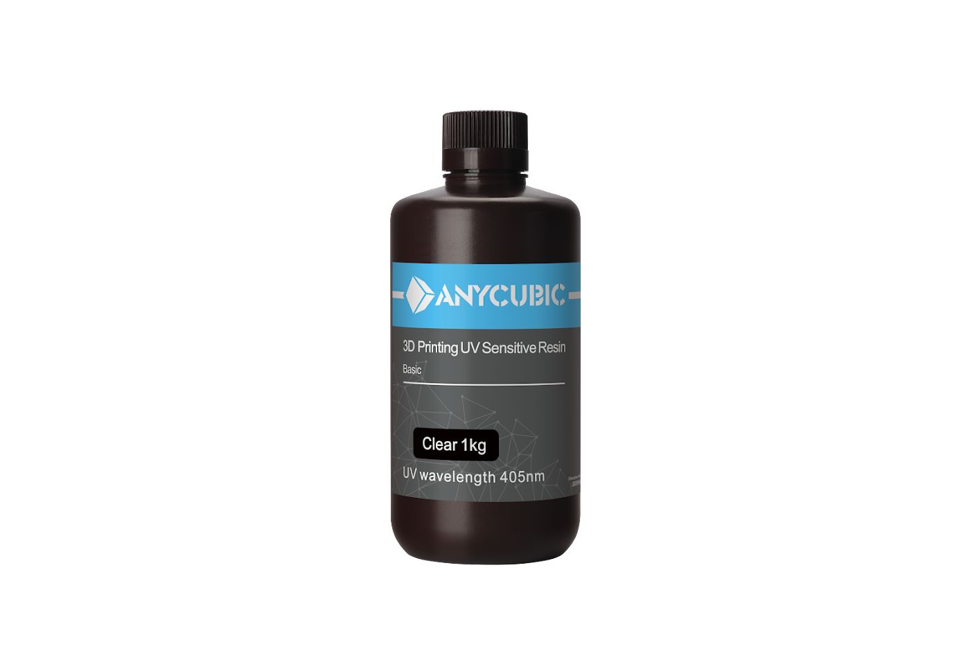 

Фотополимерная смола Anycubic Basic, 1 кг, прозрачная, Прозрачный