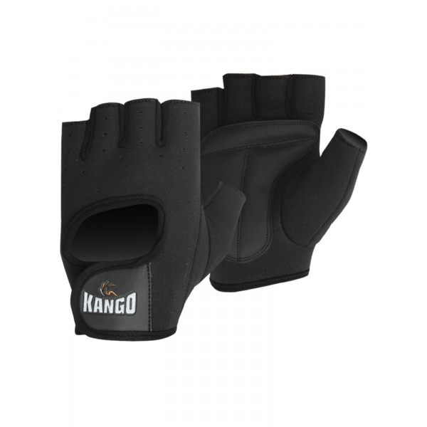 фото Перчатки для фитнеса kango wgl-105, черный, xl