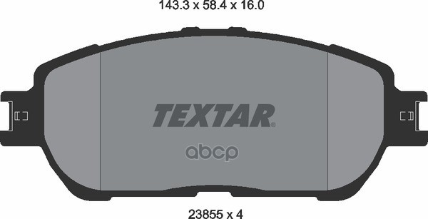 

Тормозные колодки Textar дисковые 2385501