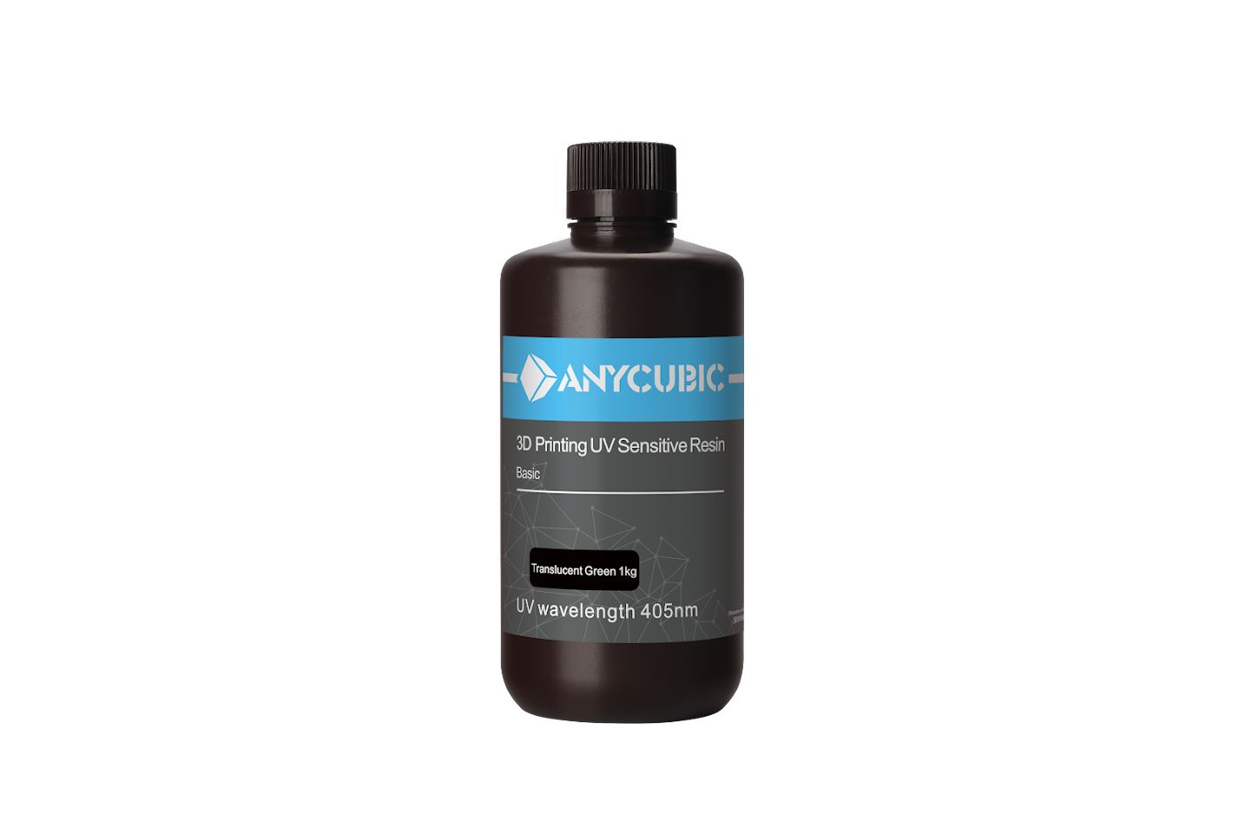 

Фотополимерная смола Anycubic Basic, 1 кг, зеленая, Полупрозрачный зеленый