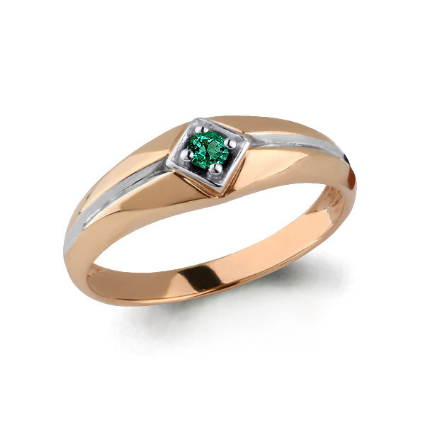 

Кольцо из красного золота с изумрудом Aquamarine Aquamarine 963041к_585_кз р. 17, 963041к_585_кз