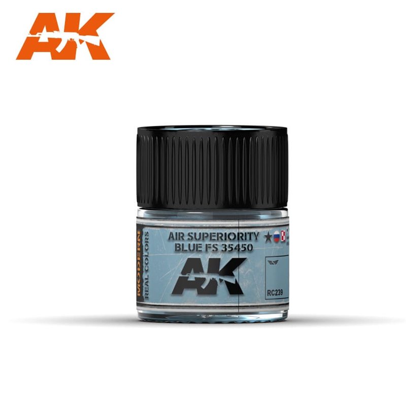 Краска акриловая AK Interactive Air Superiority Blue FS 35450, 10 мл