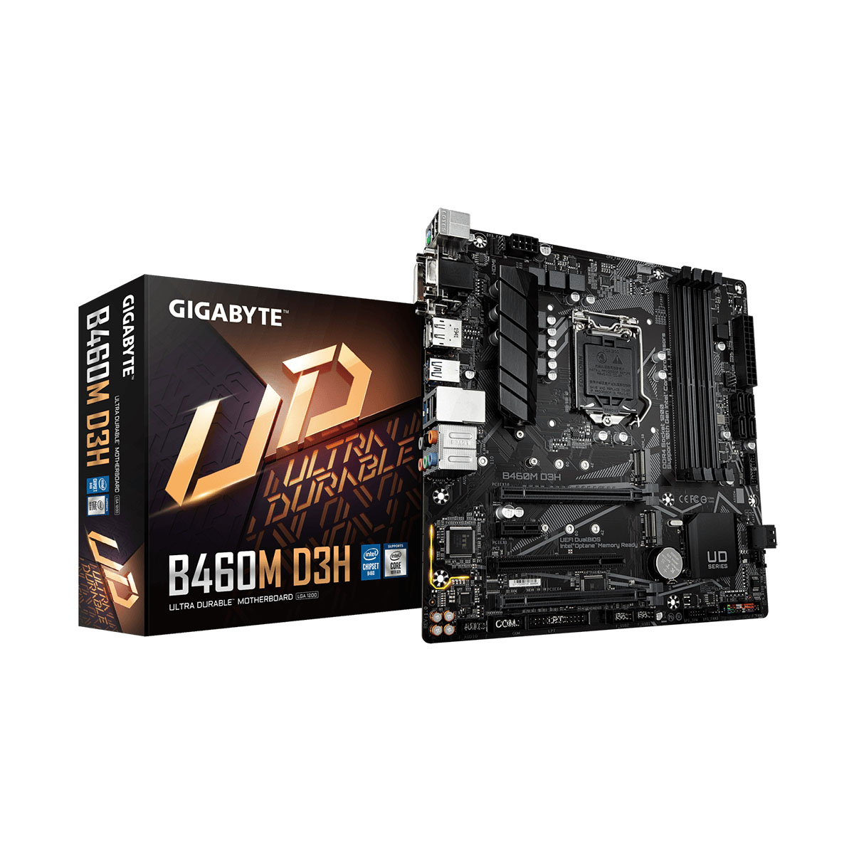 фото Материнская плата gigabyte b460m d3h