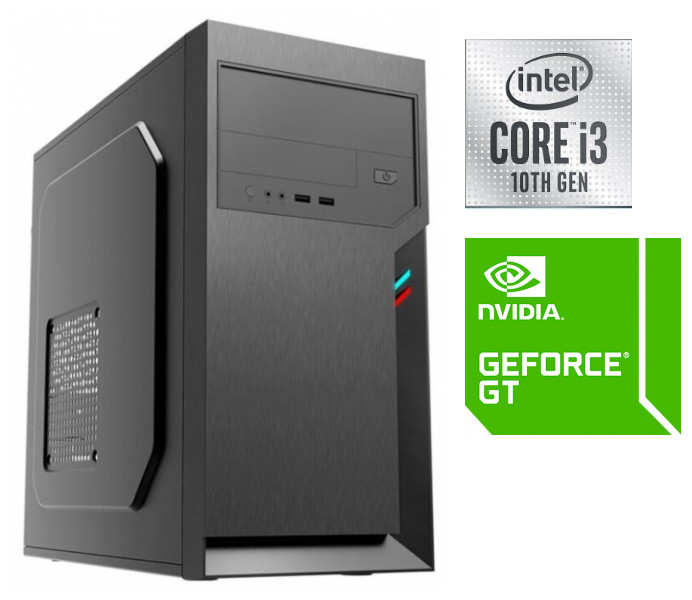 Системный блок TopComp MG 51953924 Core i3 10100F/GT 710/SSD 120GB/HDD 2TB/RAM 16GB