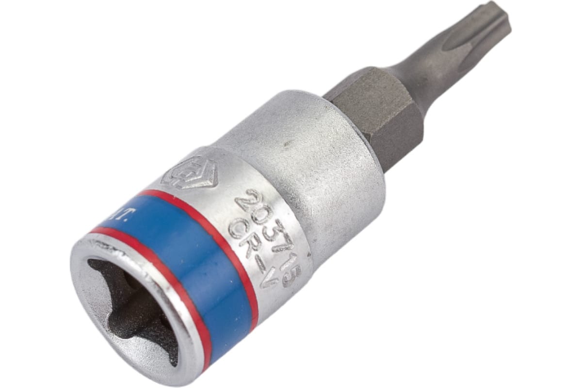 

Насадка (Бита) Торцевая 1/4, Torx, T15, L = 37 Мм, С Отверстием KING TONY арт. 203715