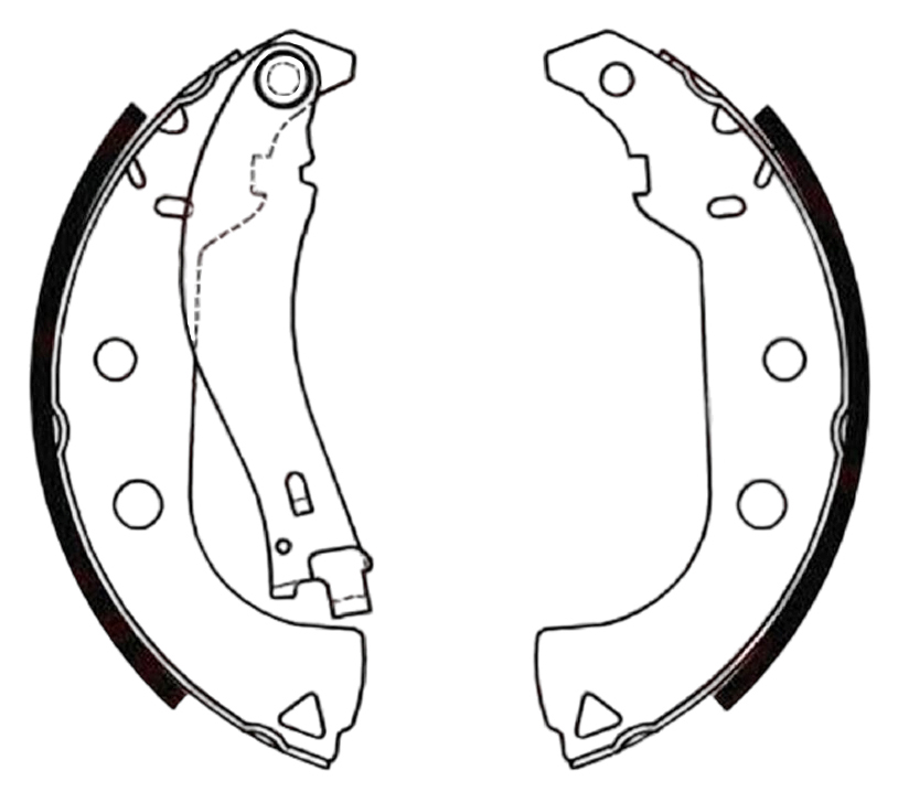 

Колодки тормозные барабанные FIAT TRW GS8484