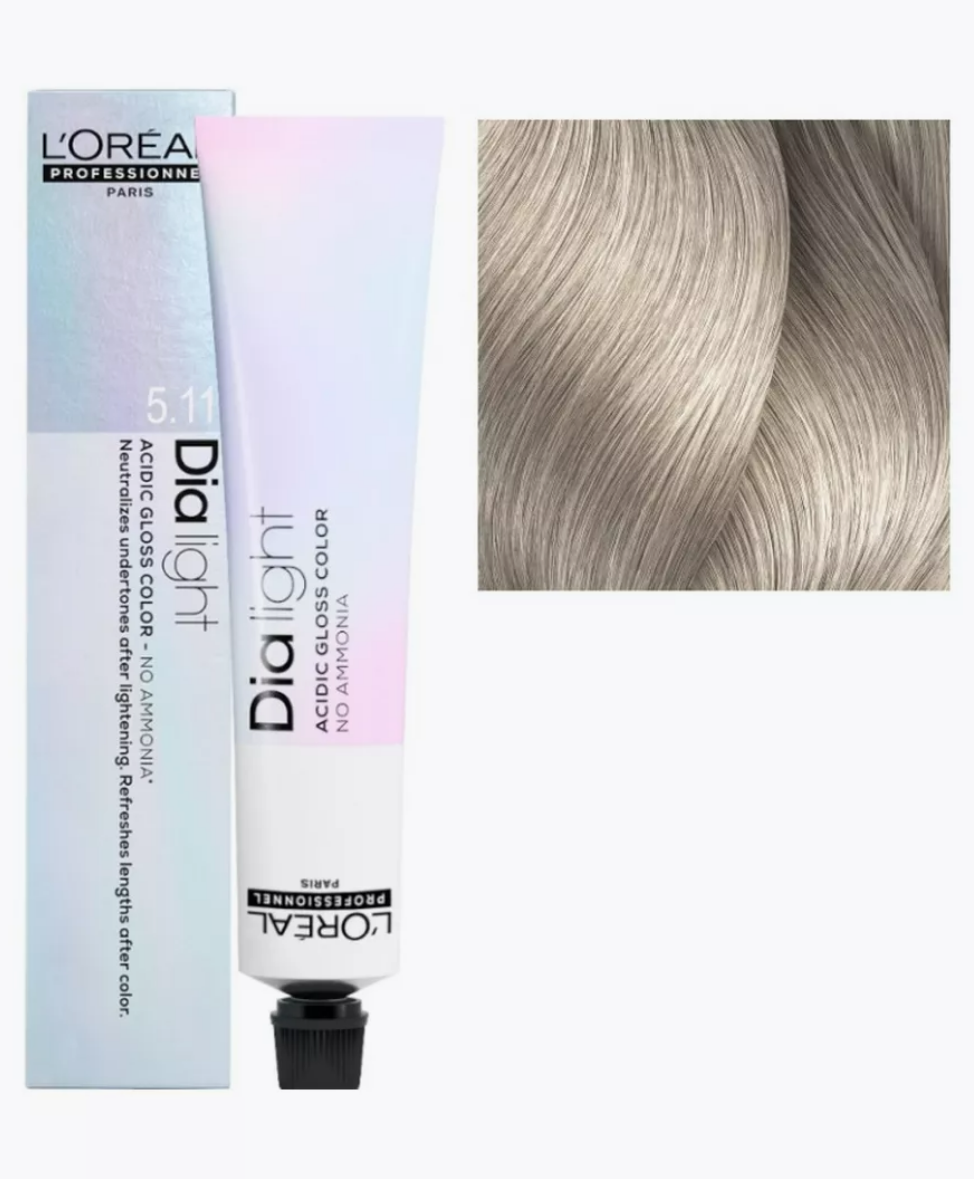 

Краска Loreal Professionnel DiaLight 10.18 Диалайт 50 мл, Блонд