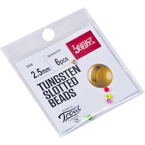 

Головки вольфрамовые LJ TUNGSTEN SLOTTED BEADS 2.5мм mix1, LJTATGB025-MIX1 (6шт), Зеленый;красный;желтый;розовый;золотистый, TUNGSTEN SLOTTED BEADS