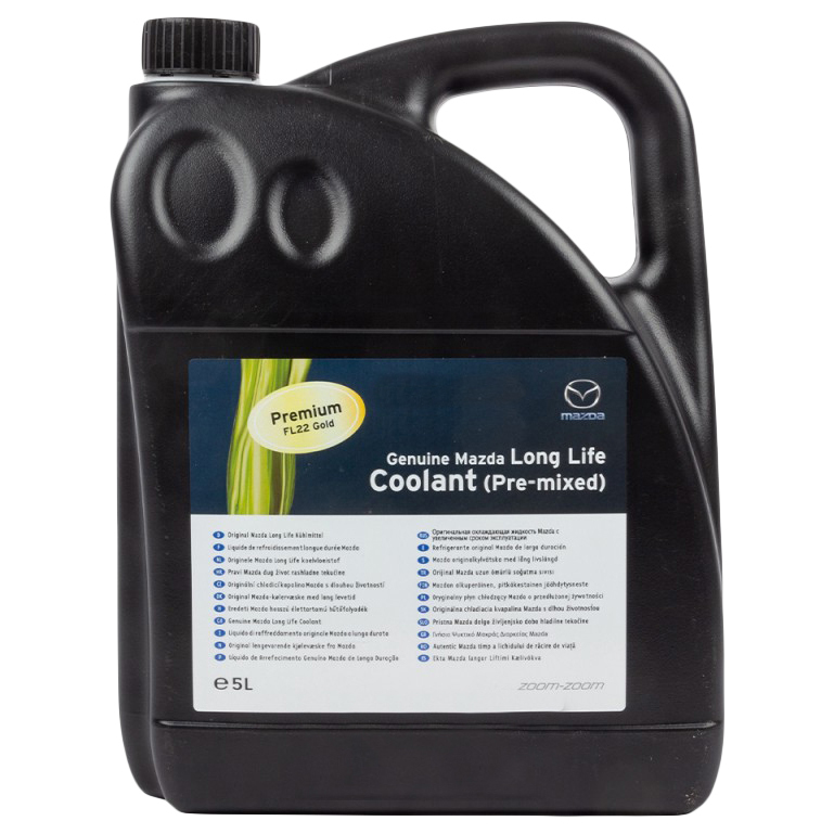 фото Антифриз mazda long life coolant (pre-mixed) g11 готовый -44c зеленый 5 л l247-cl-005-4x