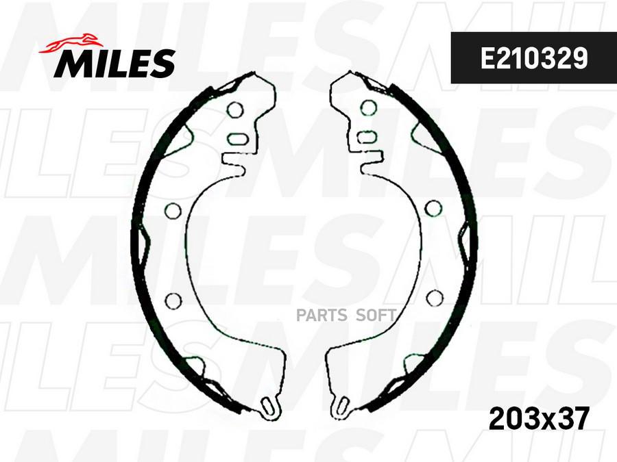 

Тормозные колодки Miles E210329