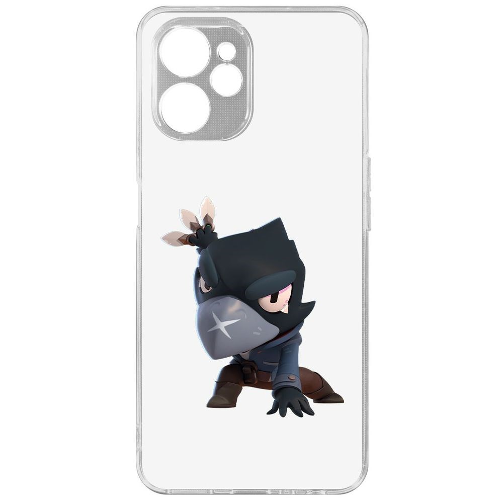 

Чехол-накладка Brawl Stars-Ворон для Realme 10 5G, Прозрачный