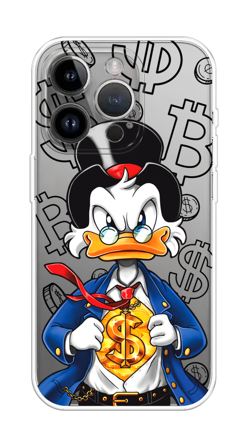 

Чехол на Apple iPhone 15 Pro Max "Scrooge Goldman", Черный;белый;синий, 15850-1