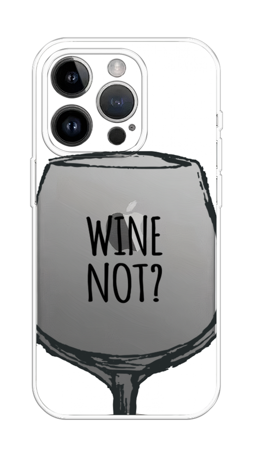 

Чехол на Apple iPhone 15 Pro Max "Wine not white", Белый, 15850-1