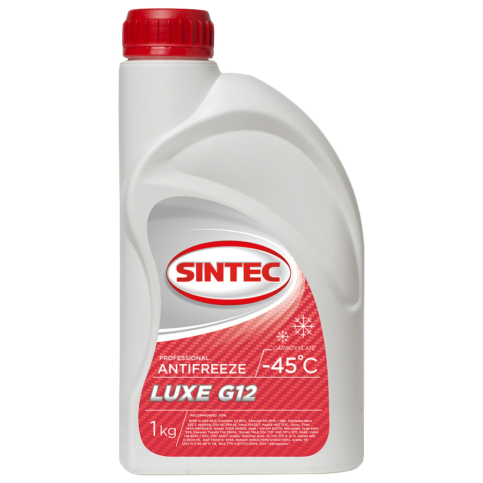 фото Антифриз красный -45с 1кг lux sintec