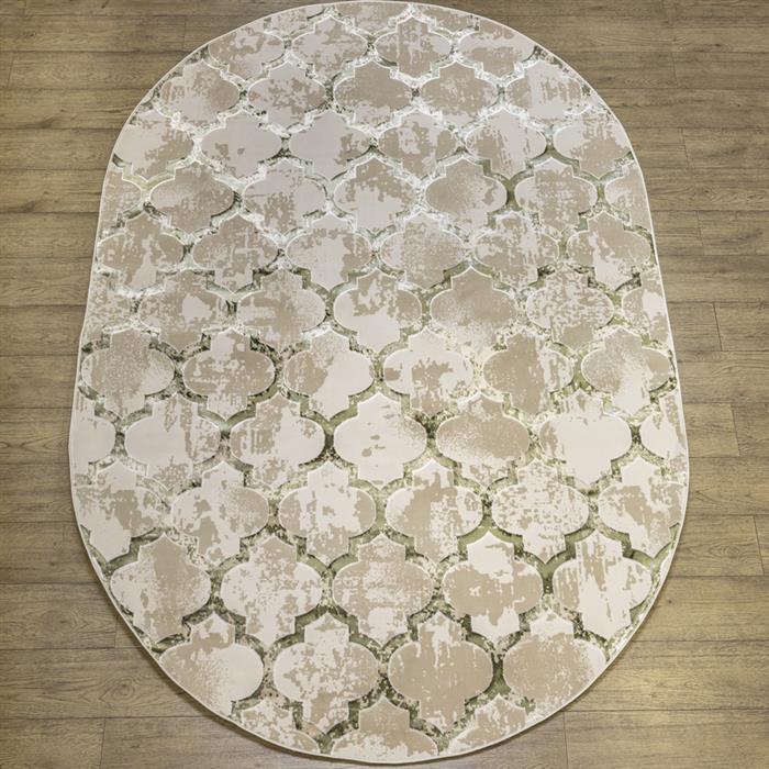 

Ковер UNIVERSAL Rich дизайн NM82A LIGHT GREEN Овал 1.5x2.2м, Ковер Rich дизайн NM82A цвет LIGHT GREEN