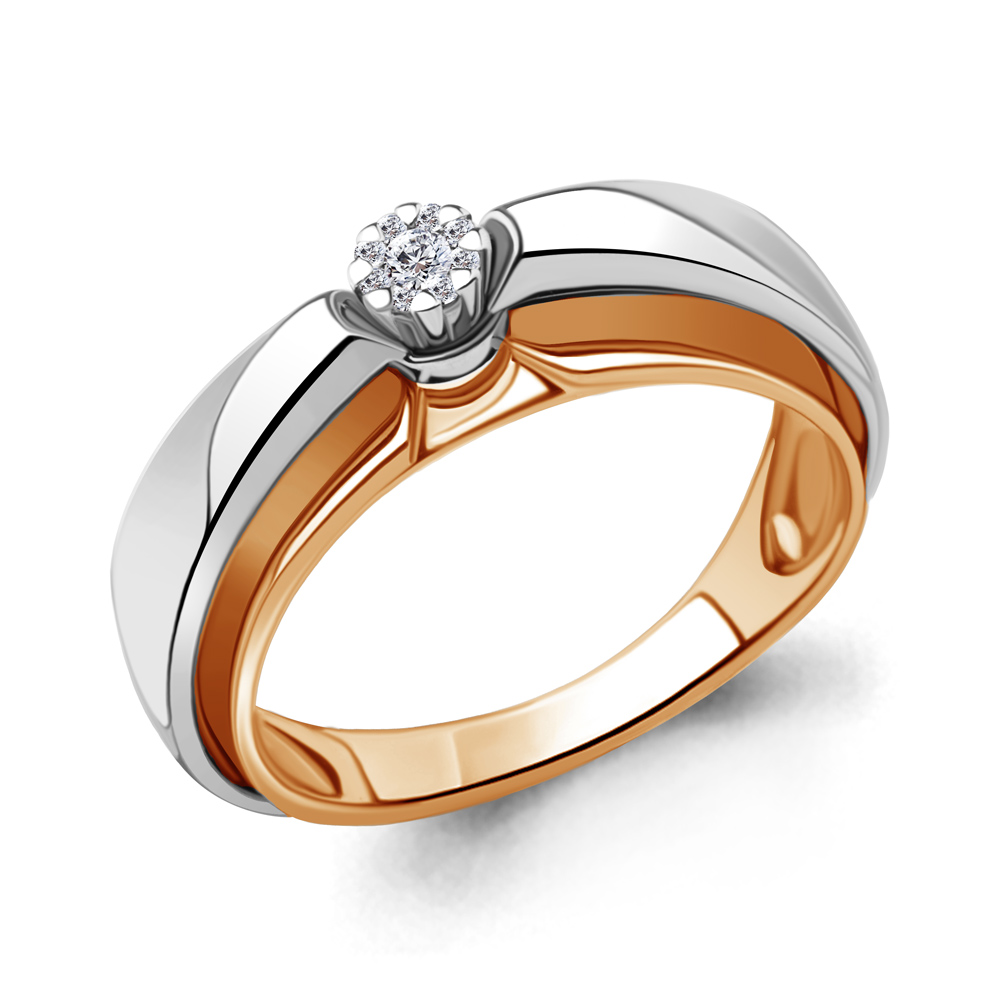 

Кольцо из красного золота с бриллиантом Aquamarine Aquamarine 963047к_585_кз р, 963047к_585_кз