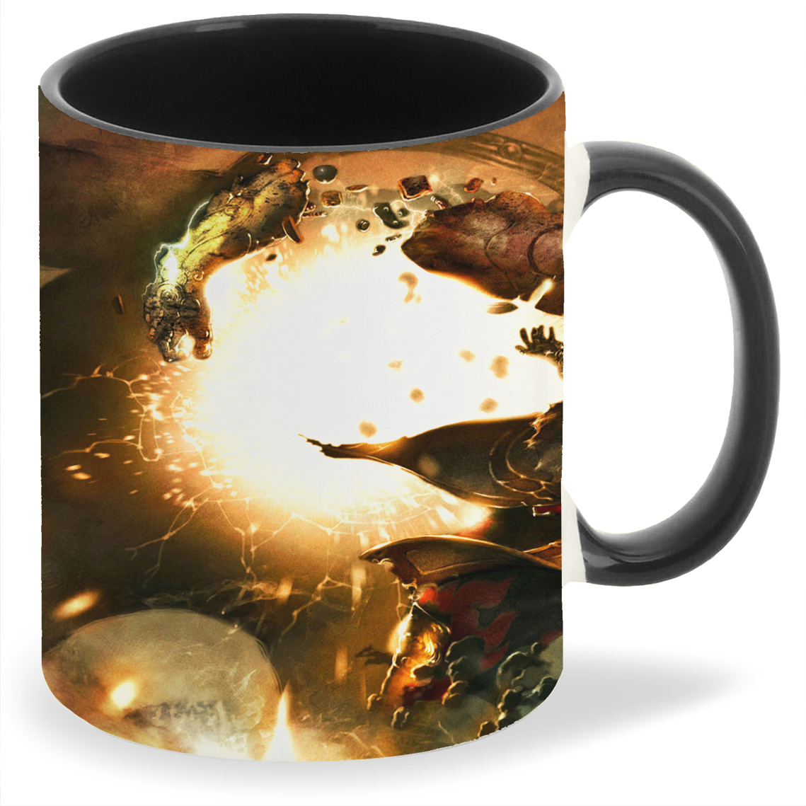 

Кружка CoolPodarok asuras wrath Монстр Киборг Отрывает руки, asuras wrath Монстр Киборг Отрывает руки
