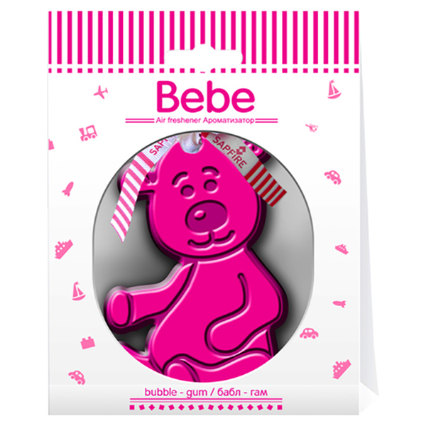 

Ароматизатор Bebe SAPFIRE мишка бабл гам
